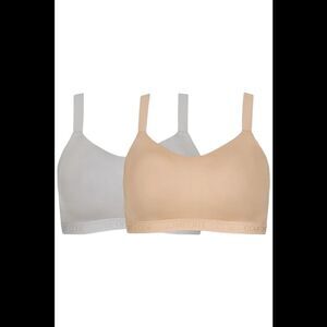 Comfort Code 2-pack Signature Smooth Logo Wireless Bra Frappe/Ice Gray -